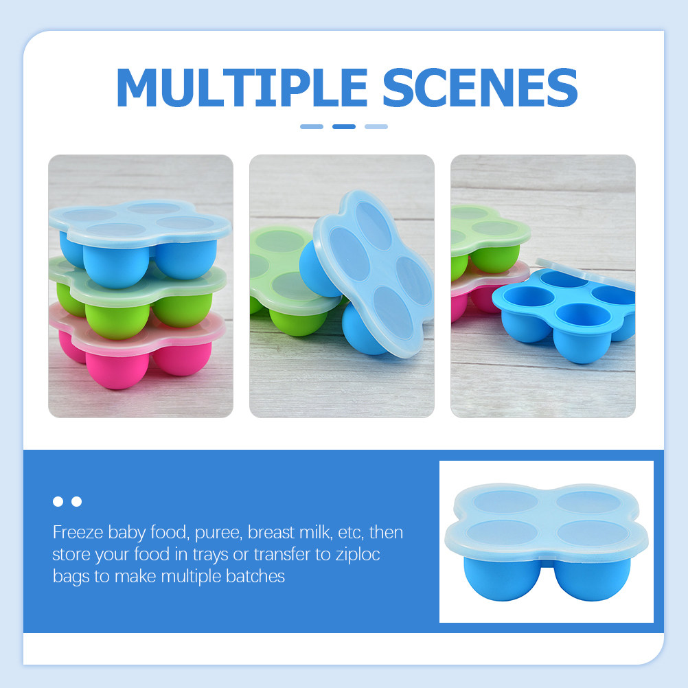 Baby Food Vegetables - Silicone Baby Food Storage Container Freezer